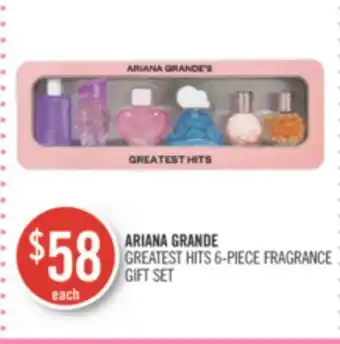 Shoppers Drug Mart Ariana grande greatest hits 6-piece fragrance gift set offer