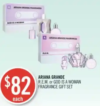 Shoppers Drug Mart Ariana grande r.e.m. or god is a woman fragrance gift set offer