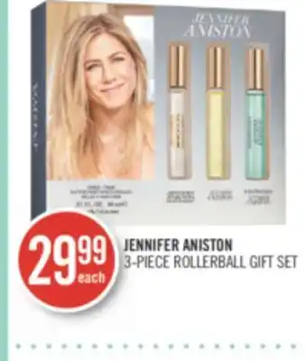 Shoppers Drug Mart Jennifer aniston 3-piece rollerball gift set offer