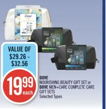 Shoppers Drug Mart Dove nourishing beauty gift set or dove men+care complete care gift sets offer