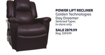 Shoppers Drug Mart Power lift recliner golden technologies day dreamer offer