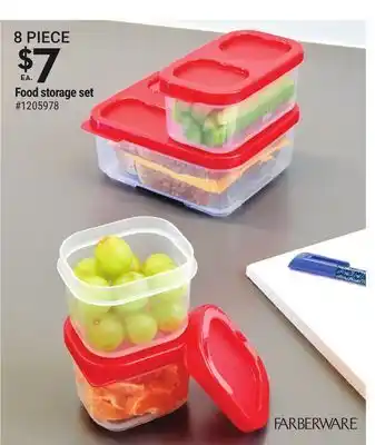 Giant Tiger Farberware food storage set offer