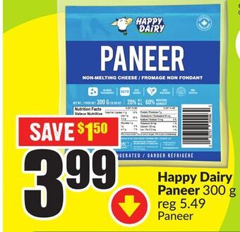 Chalo FreshCo Happy dairy paneer 300 g offer