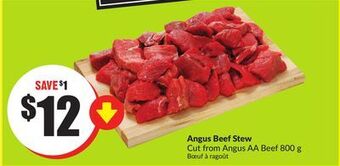 Angus beef stew cut from angus aa beef 800 g