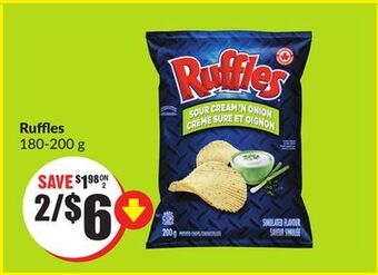 Chalo FreshCo Ruffles 180-200 g offer