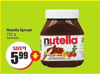 Chalo FreshCo Nutella spread 725 g offer