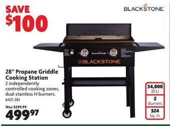 Home Hardware 28" propane griddle cooking station offer