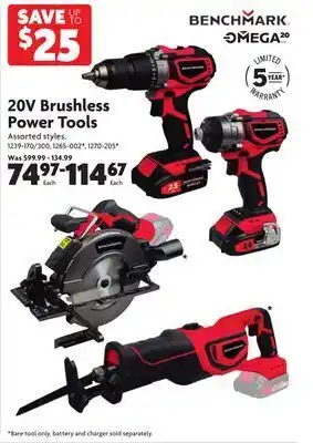 Home Hardware 20v brushless power tools offer