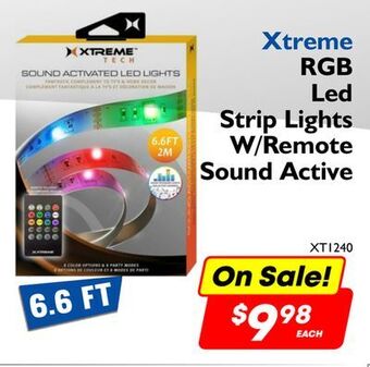 Factory Direct Xtreme rgb led strip lights w/remote sound active offer