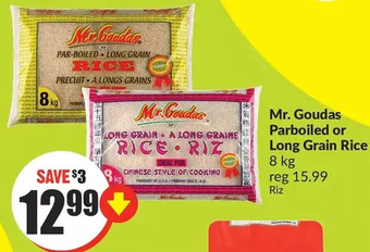 FreshCo Mr. goudas parboiled or long grain rice offer