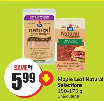 FreshCo Maple leaf natural selections offer