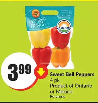 FreshCo Sweet bell peppers offer