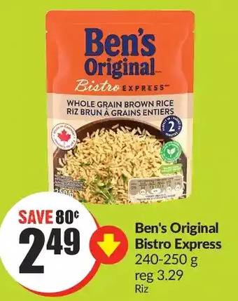 FreshCo Ben's original bistro express offer