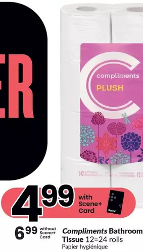 FreshCo Compliments bathroom tissue offer