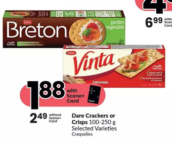 FreshCo Dare crackers or crisps offer