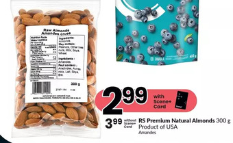 FreshCo Rs premium natural almonds offer