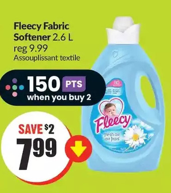 FreshCo Fleecy fabric softener offer