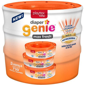 Walmart Diaper genie regular or max fresh 3-pack refills offer