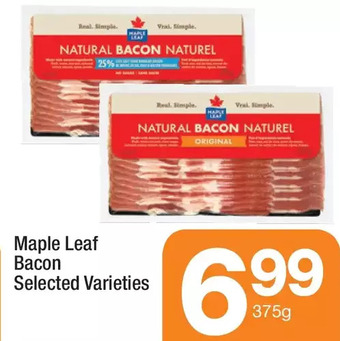 Highland Farms Maple leaf bacon offer