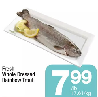 Highland Farms Fresh whole dressed rainbow trout offer
