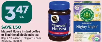 Giant Tiger Maxwell house instant coffee offer