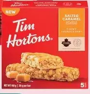 Giant Tiger Tim hortons granola bars offer