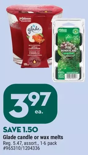 Giant Tiger Glade candle offer