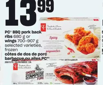 Independent Grocer Pc bbq pork back ribs or wings offer