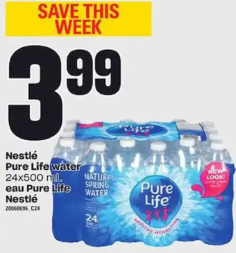 Valu-mart Nestlé pure life water offer