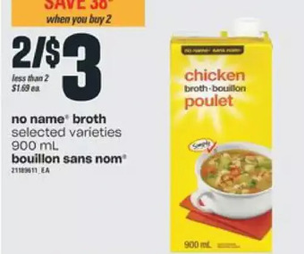 Valu-mart No name broth offer