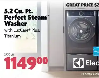Home Hardware 5.2 cu. ft. perfect steam washer offer
