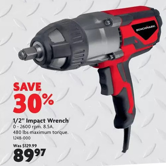 Home Hardware 1/2" impact wrench offer