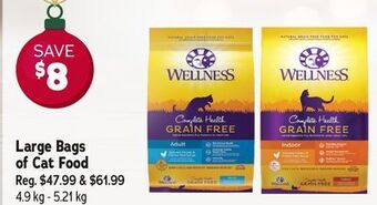 Ren’s Pets Depot Wellness large bags of cat food offer