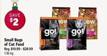 Ren’s Pets Depot Small bags of cat food offer