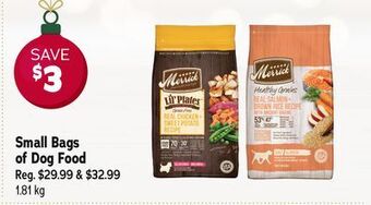 Ren’s Pets Depot Merrick small bags of dog food offer