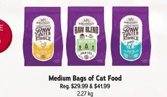 Ren’s Pets Depot Medium bags of cat food offer