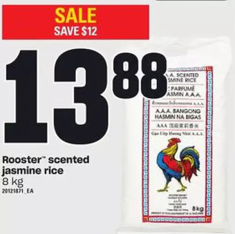 Loblaws Rooster scented jasmine rice offer