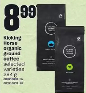 Loblaws Kicking horse organic ground coffee offer