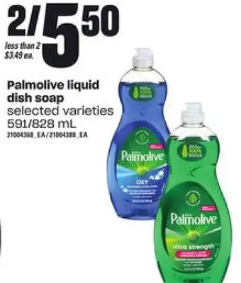 Loblaws Palmolive liquid dish soap offer