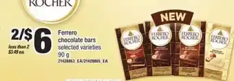 Loblaws Ferrero chocolate bars offer