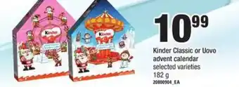 Loblaws Kinder classic or uovo advent calendar offer