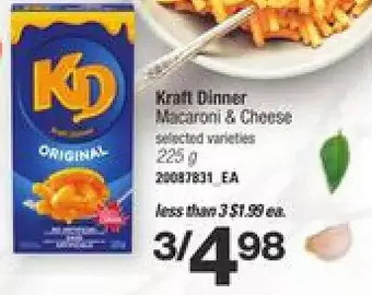 Loblaws Kraft dinner macaroni & cheese offer