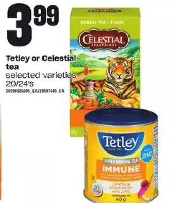 Loblaws Tetley or celestial tea offer