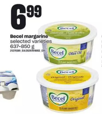 Loblaws Becel margarine offer