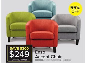Leon's Enzo tub chair - grey offer