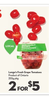 Longo's Longo's fresh grape tomatoes offer