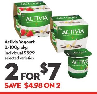 Longo's Activia yogourt offer