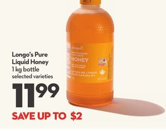 Longo's Longo's pure liquid honey offer
