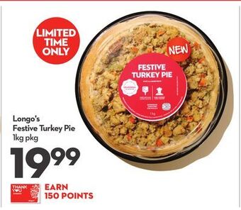 Longo's Longo's festive turkey pie offer