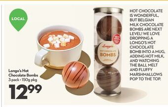Longo's Longo's hot chocolate bombs offer
